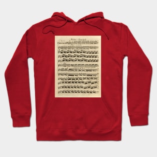 Vivaldi | Winter | Original handwritten score by Antonio Vivaldi | The four Seasons Hoodie